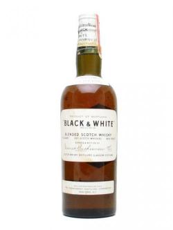 Black& White (HM The King) / Spring Cap / Bot.1930s Blended Whisky