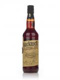 A bottle of Blackwell Black Gold Fine Jamaican Rum