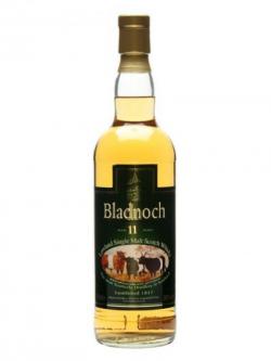 Bladnoch 11 Year Old / Cow Label Lowland Single Malt Scotch Whisky