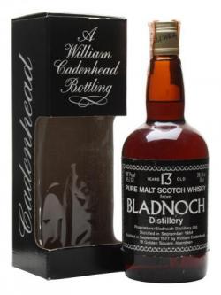 Bladnoch 1964 / 13 Year Old / Sherry Cask / Cadenhead's Lowland Whisky