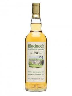 Bladnoch 1992 / 20 Year Old Lowland Single Malt Scotch Whisky