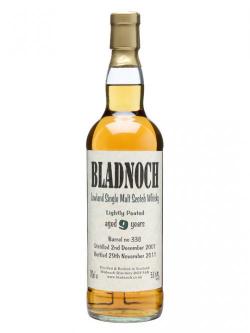 Bladnoch 2001 / 9 Year Old / Lightly Peated / Cask #338 Lowland Whisky