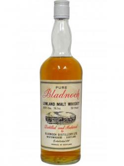 Bladnoch Lowland Malt 1970 S Bottling 8 Year Old