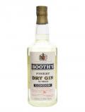 A bottle of Booth's Dry Gin /  Bot.1960s