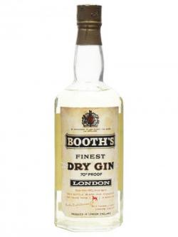 Booth's Finest Dry Gin / Bot.1960s