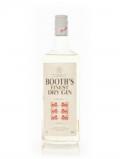 A bottle of Booth's Finest London Dry Gin - 1980s