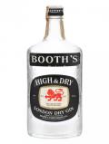 A bottle of Booth's High & Dry Gin / Bot.1970s