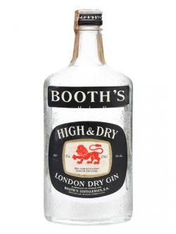 Booth's High & Dry Gin / Bot.1970s