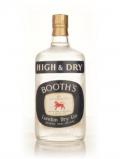 A bottle of Booth’s High & Dry London Dry Gin - 1960s