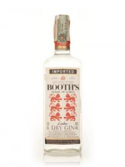 Booth’s House of Lords London Dry Gin - 1970s