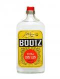 A bottle of Bootz Extra Dry Gin / Bot.1980s