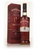 A bottle of Bowmore 10 Year Old Devil's Cask