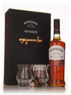 Bowmore 15 Year Old Darkest No.1 Vaults Gift Set