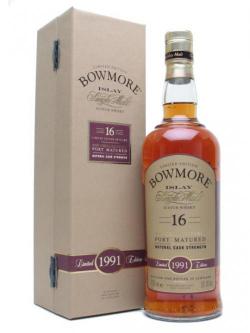 Bowmore 1991 / 16 Year Old / Port Matured Islay Whisky