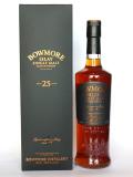 A bottle of Bowmore 25 year