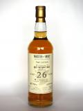 A bottle of Bowmore 26 year Master of malt Single Cask