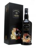 A bottle of Bowmore 30 Year Old / Sea Dragon Ceramic Islay Whisky