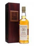 A bottle of Bowmore 30th Anniversary Blend'Islay Legend' Blended Scotch Whisky