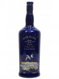A bottle of Bowmore Blue Buchan Ceramic Bottling 22 Year Old