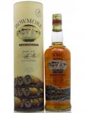 A bottle of Bowmore Cask Strength Screen Printed Bottle