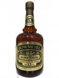 A bottle of Bowmore Islay Single Malt Dumpy Bottle 12 Year Old
