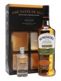 A bottle of Bowmore Small Batch + Uisge Source Water Set Islay Whisky