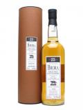 A bottle of Brora 25 Year Old / Bot 2008 Highland Single Malt Scotch Whisky