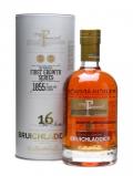 A bottle of Bruichladdich 16 Year Old First Growth Pomerol Finish Islay Whisky