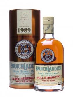 Bruichladdich 1989 Full Strength / 16 Year Old / Sherry Wood Islay Whisky