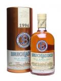 A bottle of Bruichladdich 1994 / 14 Year Old / Kosher Wine Finish Islay Whisky