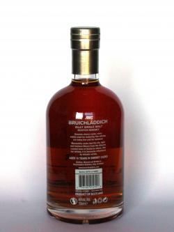 Bruichladdich 1998 Manzanilla Sherry Edition Back side