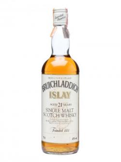 Bruichladdich 21 Year Old / Bot.1980s Islay Single Malt Scotch Whisky
