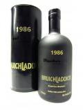 A bottle of Bruichladdich Blacker Still Overseas Edition 1986 20 Year Old