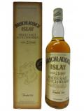 A bottle of Bruichladdich Islay Single Malt Old Style 21 Year Old