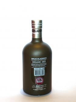 Bruichladdich Organic 2003 Back side