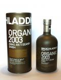 A bottle of Bruichladdich Organic 2003