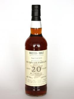 Bunnahabhain 20 year Single Cask Master of Malt Front side