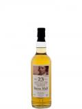 A bottle of Bunnahabhain 23 Year Old Burns Malt