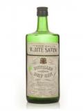 A bottle of Burnett's White Satin London Dry Gin - 1970s