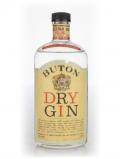 A bottle of Buton Dry Gin - 1950s
