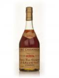 A bottle of Calvet Fine Champagne Cognac - 1960s