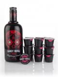 A bottle of Candy Skull Raspberry Crunch