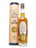 A bottle of Cap Savanna 5 Year Old Rum
