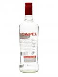 A bottle of Capel Transparent Double Distilled Pisco