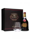 A bottle of Cardenal Mendoza Carta Real Spanish Brandy Gift Set