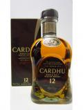 A bottle of Cardhu Single Malt Scotch 12 Year Old