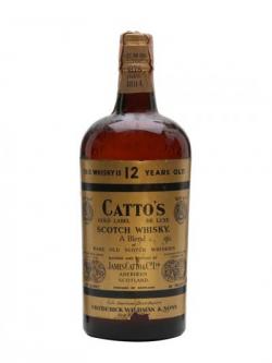 Catto's 12 Year Old / Gold Label / Bot.1940s Blended Scotch Whisky