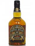 A bottle of Chivas Regal Premium Scotch 12 Year Old