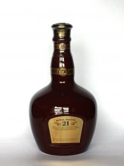 Chivas Regal Royal Salute 21 year Ruby Flagon Back side