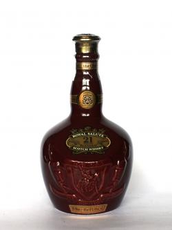 Chivas Regal Royal Salute 21 year Ruby Flagon Front side